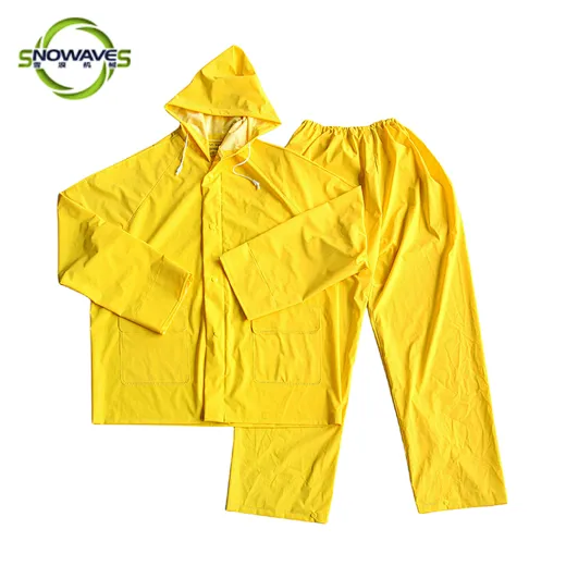 yellow rain overalls