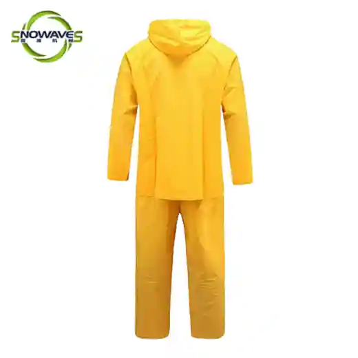 yellow rain overalls