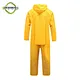 yellow waterproof suit